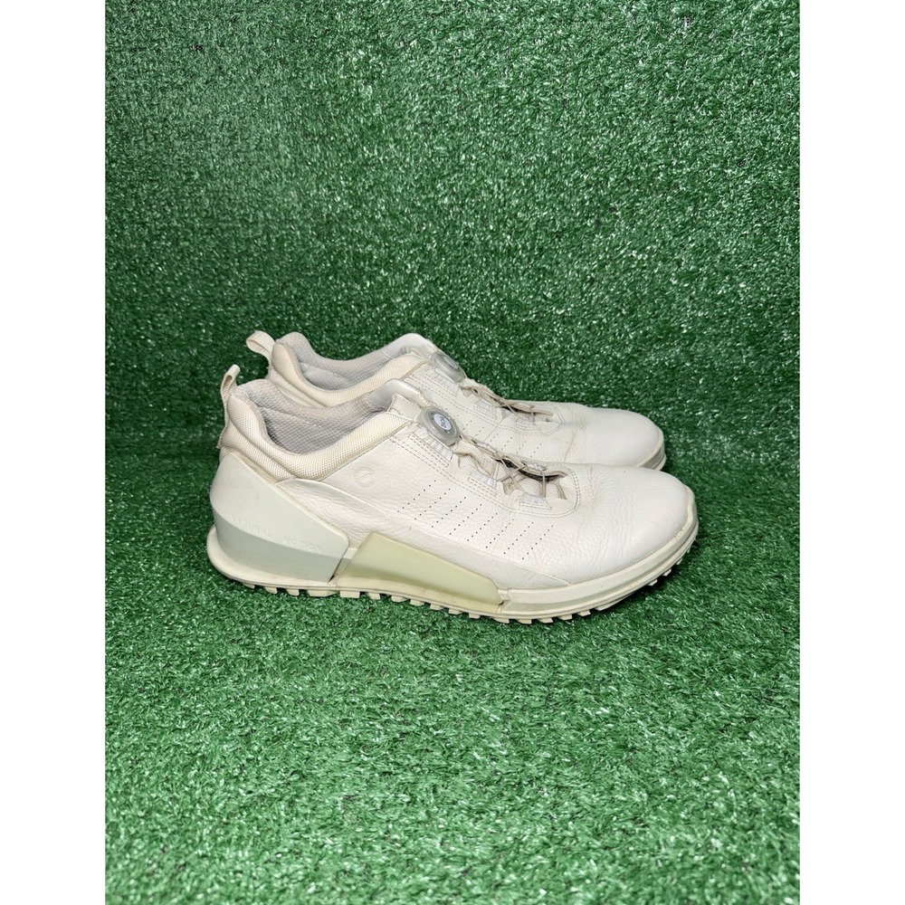 ECCO BIOM 2.0 BOA Natural Motion Men Size 11-11.5 US 45 EU Beige Leather Sneaker